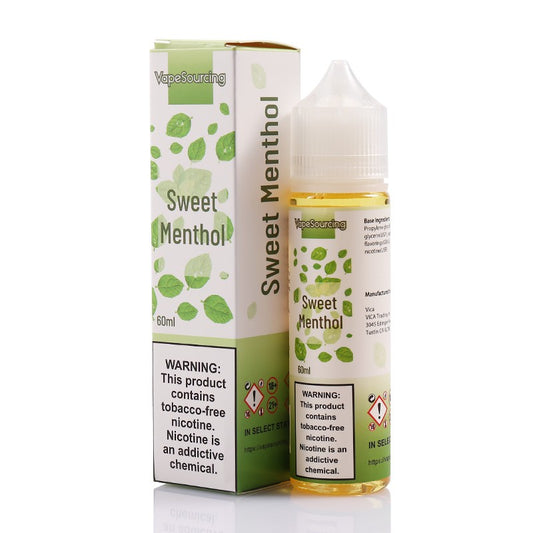 Vapesourcing Sweet Menthol E-juice 60ml 0mg
